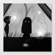 Want to discover art related to limbo? Lila Limbo Video Game Illustration Canvas Print By Ananovakovic Society6