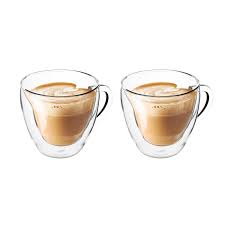 Double Wall Coffee Glass Adrea Heart