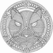 Résultat de recherche d'images pour "coloriage à imprimer mandala"