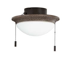 light bronze led ceiling fan light kit