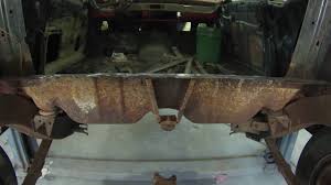 1957 chevy belair one piece trunk pan