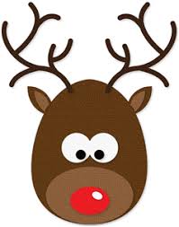 Christmas reindeer rudolf with a gift. Pin On Festive Face Painting
