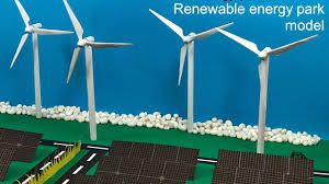 wind turbine working model out of