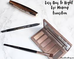 easy day to night eye makeup transition