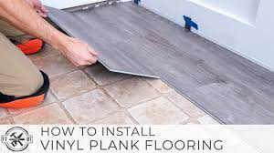 how to install vinyl plank flooring as