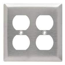 Duplex Wall Plate Stainless Steel