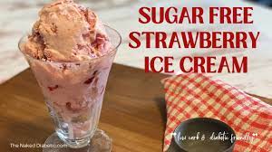 sugar free strawberry ice cream recipe