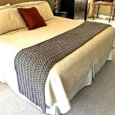 Bed Runner Crochet Blanket
