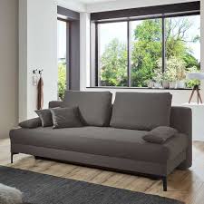 sofa mit bettfunktion in dunklem lila