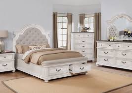 Keystone King Size Bedroom Set White