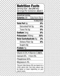 nutrient nutrition facts label food the