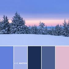 winter landscape color palette 410