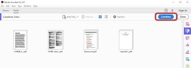 how to combine pdf in adobe acrobat for