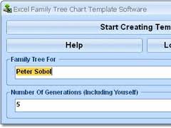 Excel Family Tree Chart Template Free Download