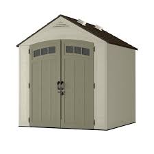 The sheds available at storage sheds outlet are available in different materials such as plastic, metal, wood, vinyl, and portable, etc. Suncast Vista 7 Ft X 7 Ft Resin Storage Shed Bms7702 The Home Depot