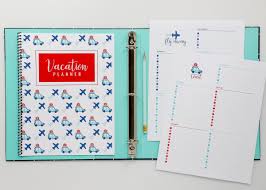 New To The Organization Toolbox Printable Vacation Planner