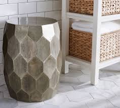 Vince Metal Clad Accent Stool