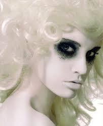 crazy halloween makeup ghost woman jpg