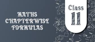 Cbse Class 11 Maths Formulas