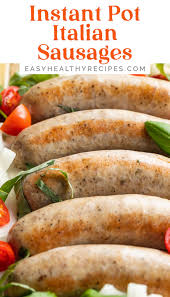 instant pot italian sausage easy