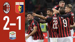 Highlights AC Milan 2-1 Genoa - Rescheduled Matchday 1 Serie A 2018/2019 -  YouTube