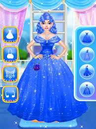 blue princess makeover games makeup