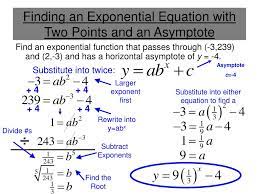 An Exponential Equation With Two Points