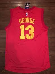 Paul george was with the pacers when the clippers visited indiana in january 2014. Indiana Pacers 13 Paul George Hickory Jersey Large Adidas Fast Shipping 1850122903