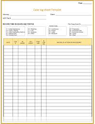 5 Log Sheet Templates For Microsoft Word And Excel