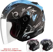 Gmax Of77 Butterflies Helmet W Flip Shield Inner Visor