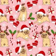 pug gifts fabric wallpaper and home