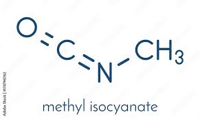 methyl isocyanate mic toxic molecule