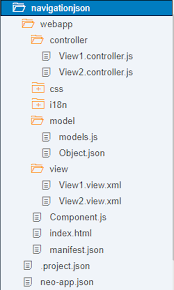 json model from manifest file