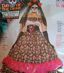 spanish lady halloween costume sz