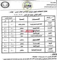 جدول امتحانات الصف الثاني الثانوي 2021. Ù†Ù†Ø´Ø± Ø¬Ø¯ÙˆÙ„ Ø§Ù…ØªØ­Ø§Ù†Ø§Øª Ø§Ù„Ø´Ù‡Ø§Ø¯Ø© Ø§Ù„Ø¥Ø¹Ø¯Ø§Ø¯ÙŠØ© Ø§Ù„Ø¯ÙˆØ± Ø§Ù„Ø«Ø§Ù†ÙŠ 2021 ÙÙŠ Ø¯Ù…ÙŠØ§Ø· Ù…ÙˆÙ‚Ø¹ ØµØ¨Ø§Ø­ Ù…ØµØ±