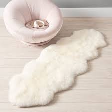 ivory double sheepskin rug rug