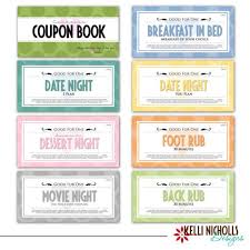 Lovecoups Personalized Romantic Love Coupons Customized Coupon Book