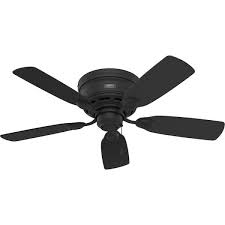 indoor ceiling fan in matte black