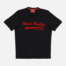 macron welsh rugby 2020 21 fans collection printed children s t shirt