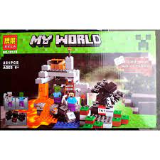Lego My world minecraft BELA 10174 Xây Dựng Cổng Thành (251 chi tiết)