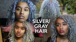 how to dye your hair silver gray