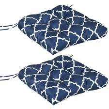 Outsunny Set Of 2 Chair Cushions Seat