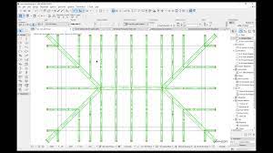 drawing roof framing plan in archicad