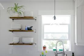 Diy Open Shelving For Our Kitchen