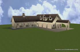 Horse Barns With Living Quarters Floor