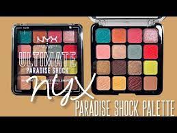 nyx ultimate paradise shock palette