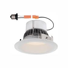 Envirolite Deep Splay 4 In 2700k White Trim Warm 91 Cri Led Ceiling Recessed Can Light Evl4732dswh27 The Home Depot