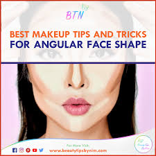 tricks for angular face shape