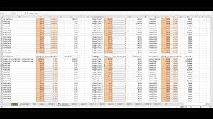 auto er excel template for cabinet