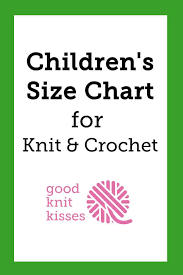 child sizes chart 5 common